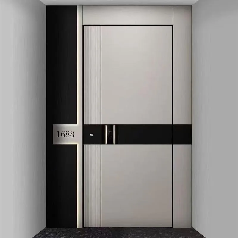 Integral gjutning Gjuten aluminiumdörr