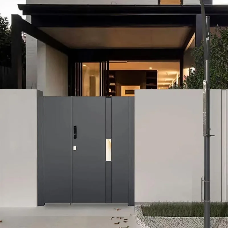 Villa Thermal Break isolerad gjuten aluminium innergårdsport